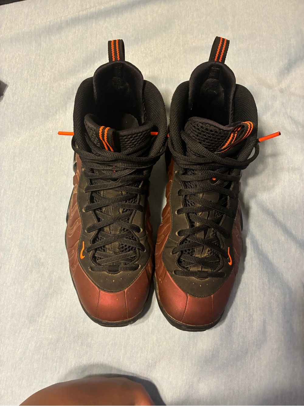 Nike Kids Black with Metallic Copper Accent High-Top Sneakers